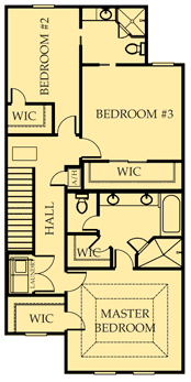 Summerlake Master Up Floorplan